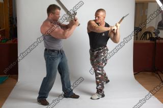 ADRIAN VS TOM WITH SWORDS